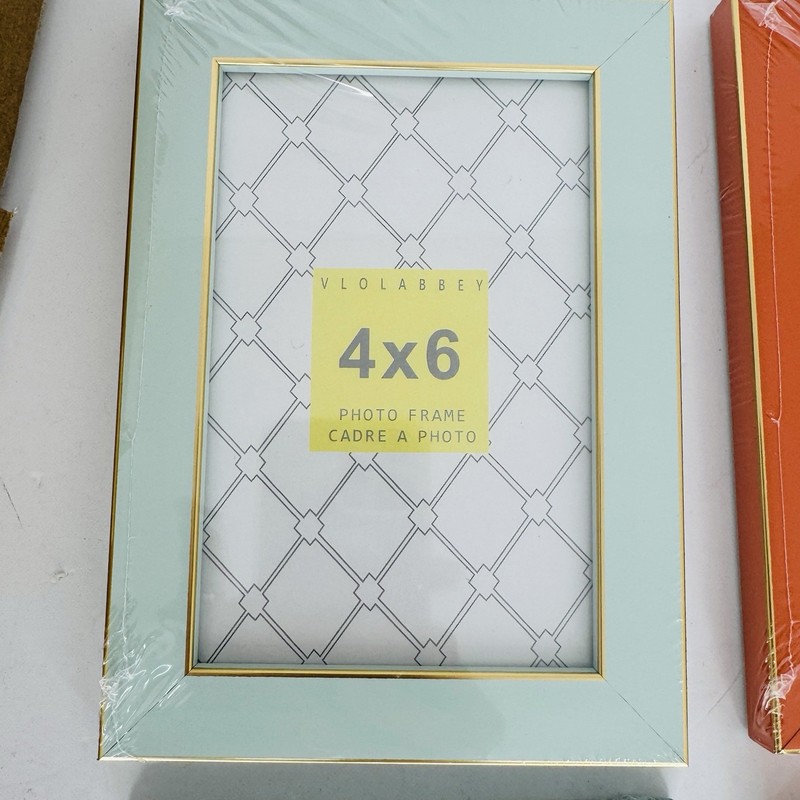 4x6 VIOLABBEY Colorful Picture Frame Tempered Glass, Wood Plastic Composite gallery