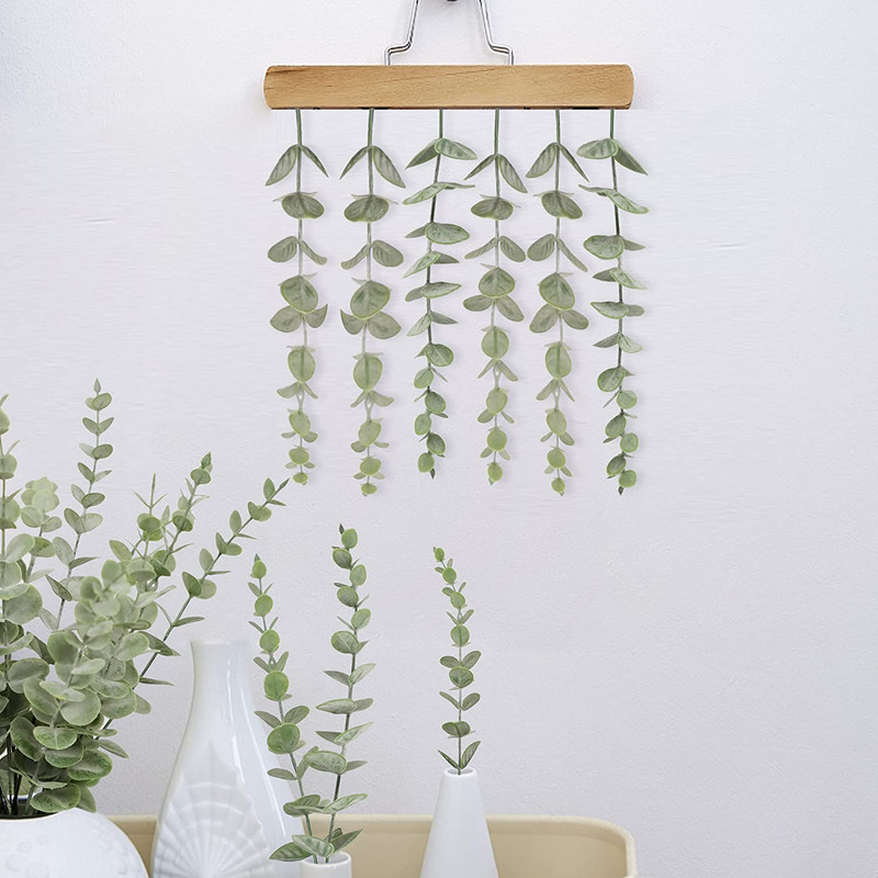 18pcs Eucalyptus Stems Artificial Eucalyptus Leaves Stems Artificial Fake Flo... gallery