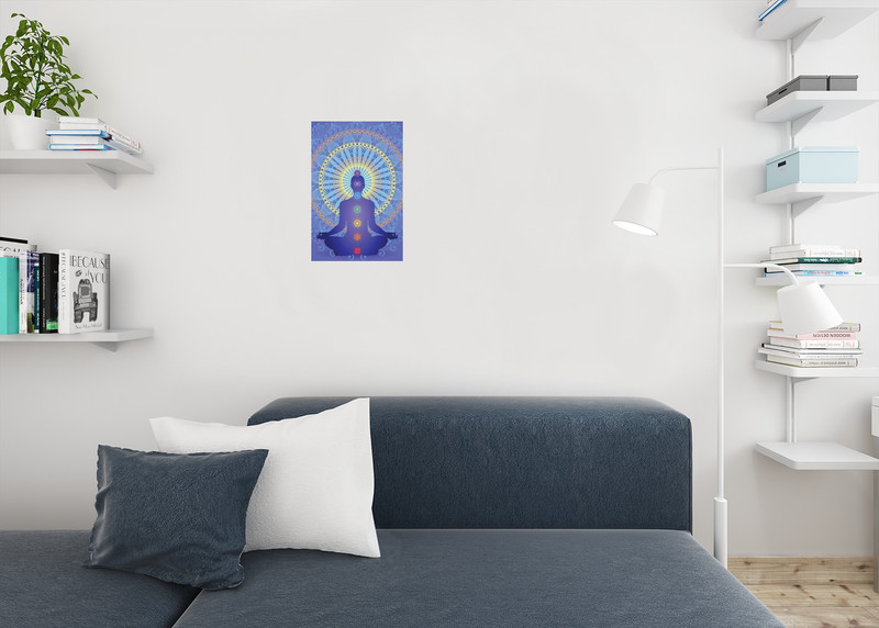 Chakra Mandala Root Muladhara Symbols Spiritual Hinduism Buddha Poster 12x18 gallery