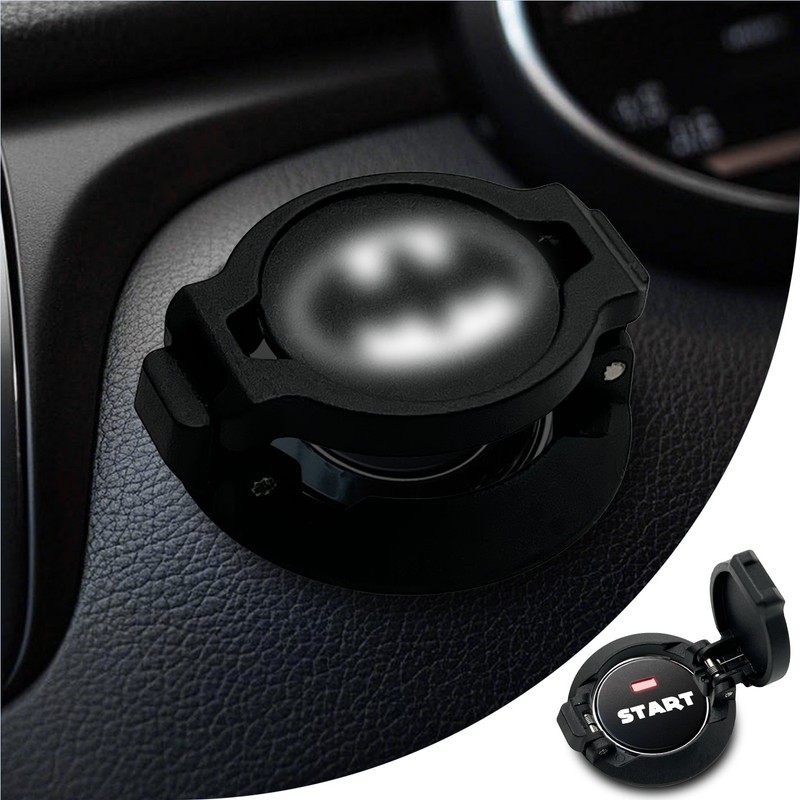 Car Push Engine Start Button Cover, Touch Button Protector Cover