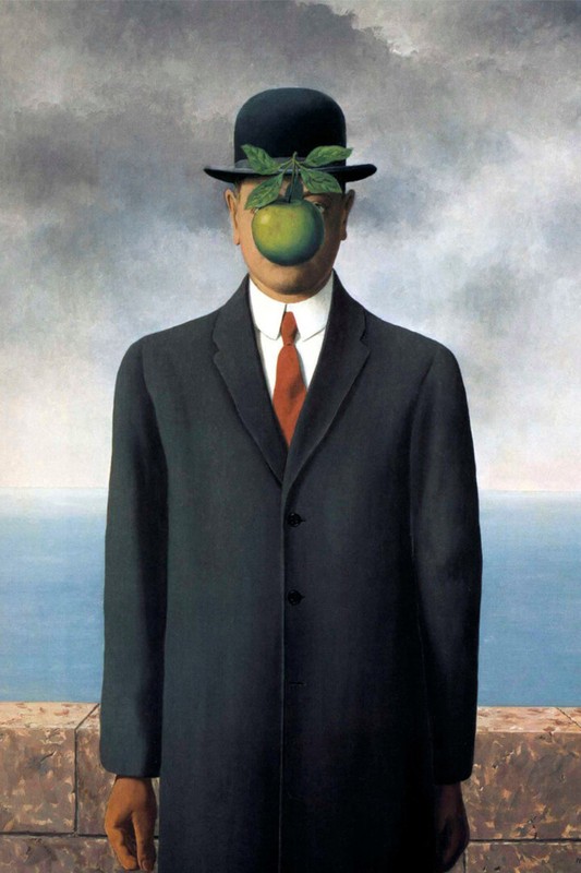The Son of Man Rene Magritte Art Wall Indoor Room Outdoor Poster – POSTER 20×30