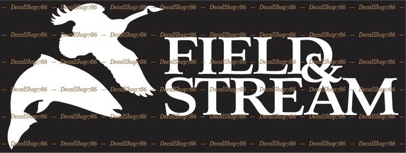 Field & Stream -Hunting/Fishing Apparel- Car Vinyl Die-Cut Peel N’ Stick Decals