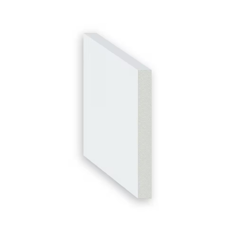 5-1/2 In. X 5/8 In. X 96 In. Baseboard White Prepainted Waterproof PVC Moulding gallery