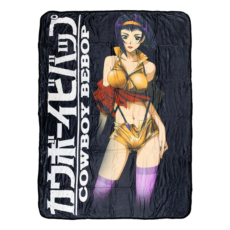 Cowboy Bebop Faye Valentine Standing Anime Fleece Throw Soft Lightweight Blanket