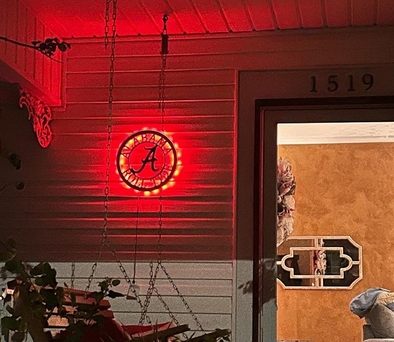 Officially Licensed Alabama Crimson Tide led Sign | 15.5” or 21.5” Wall Light | gallery