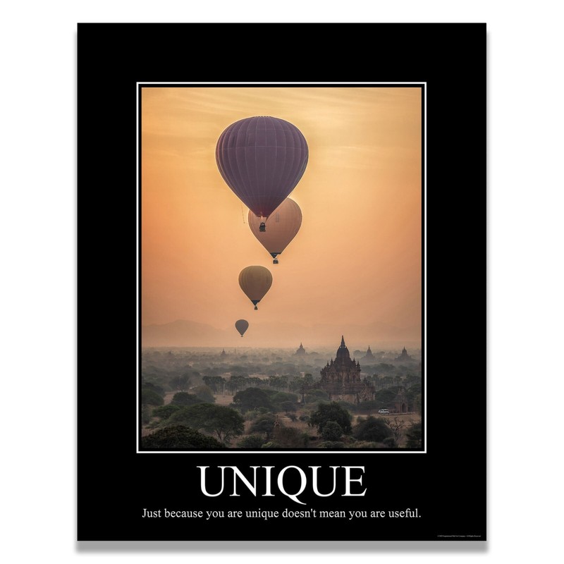 Unique Demotivational Poster Funny Wall Art Poster Print Artwork Decor Office