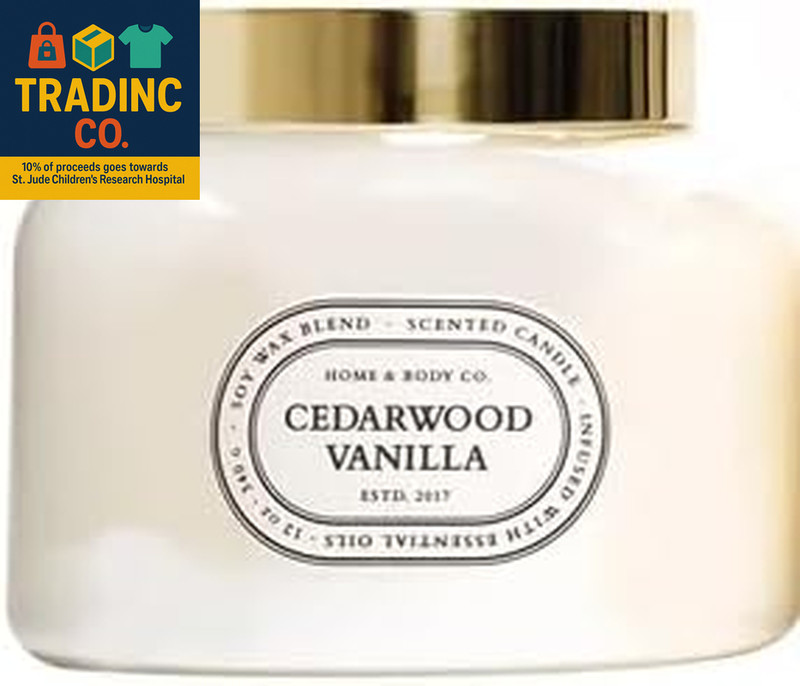 Home&Body Company Scented Candles 12 OZ Fragranced Candle, Soy Blend Wax, Infuse