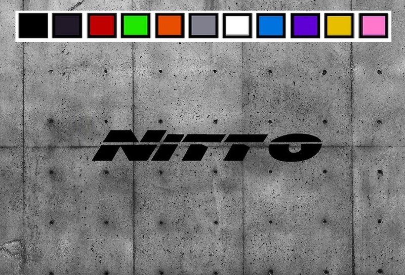 NITTO LOGO Vinyl Decal Sticker Emblem Car Truck Window 4″ 6″ 8″