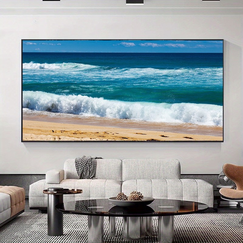 Sea Beach Landscape Canvas Painting Canvas Wall Art Prints Art Wall Decor Poster gallery