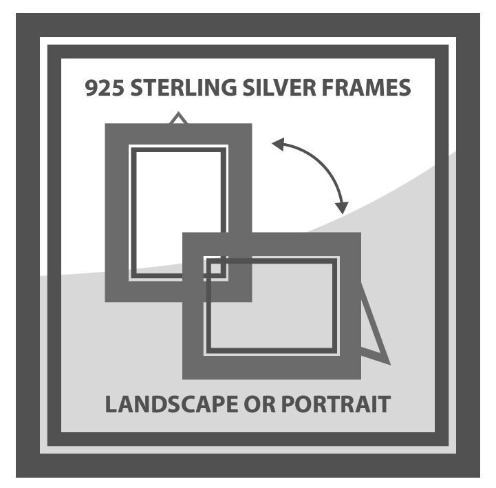 7"x5" in Solid 925 Sterling Silver Photo Picture Frame* 1010/13×18 USA gallery