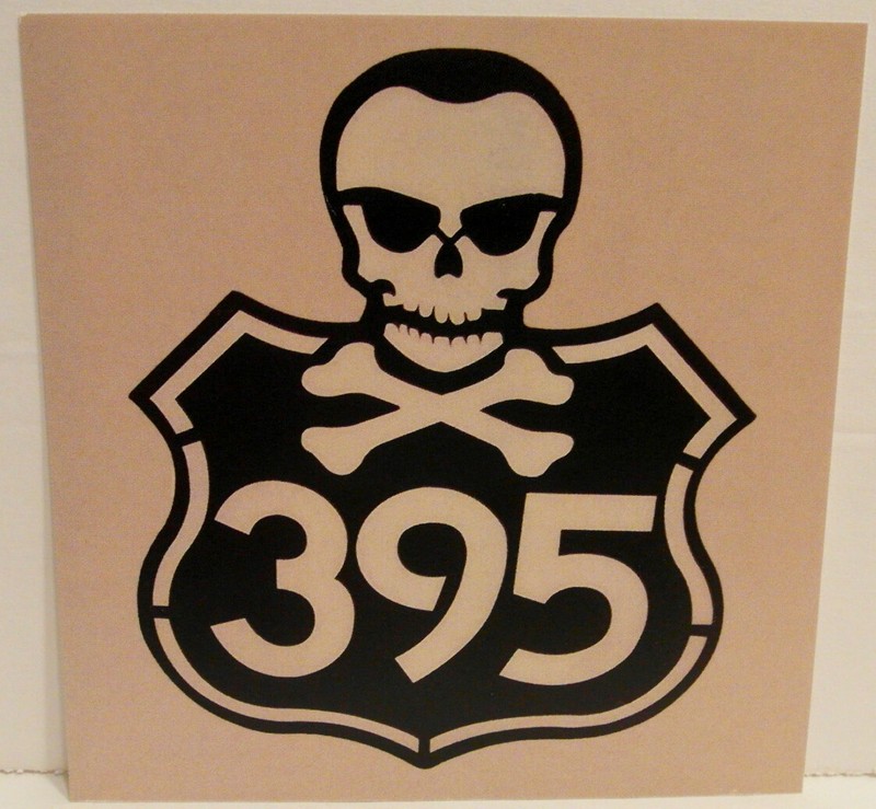 3.5″ DEATH HIGHWAY HWY CA CALIFORNIA US 395 SKULL RIDGECREST BISHOP AUTO STICKER