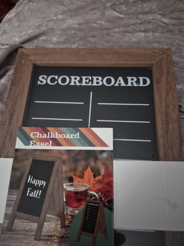 Chalkboard Easel Reversible double sided  13 X 6 inches NEW IN PACKAGE  gallery