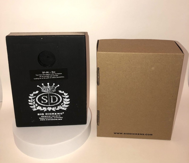 ❤️ Sid Dickens SP-06 DAD Heart Silver Flame Memory Block Tile RETIRED RARE gallery