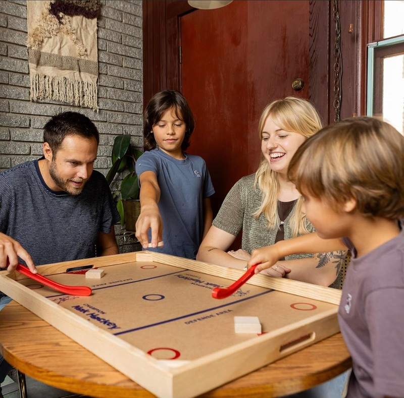 Champion Nok Hockey Game Standard Size — Wooden Board Games for Adults & Chil... gallery