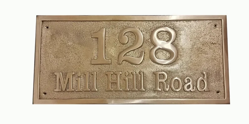 PERSONALIZED Brass Plaque – Ideal for Recognition Plaques, Name Plates, and sign