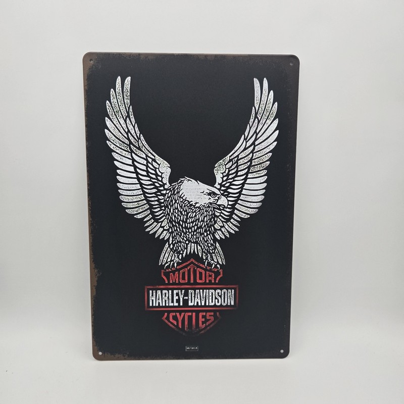 the Harley Davidson 8×12 Metal Wall Sign