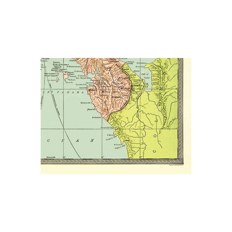 Historic Nautical Map - Panama Canal Profile - 1904 - Vintage Wall Art gallery