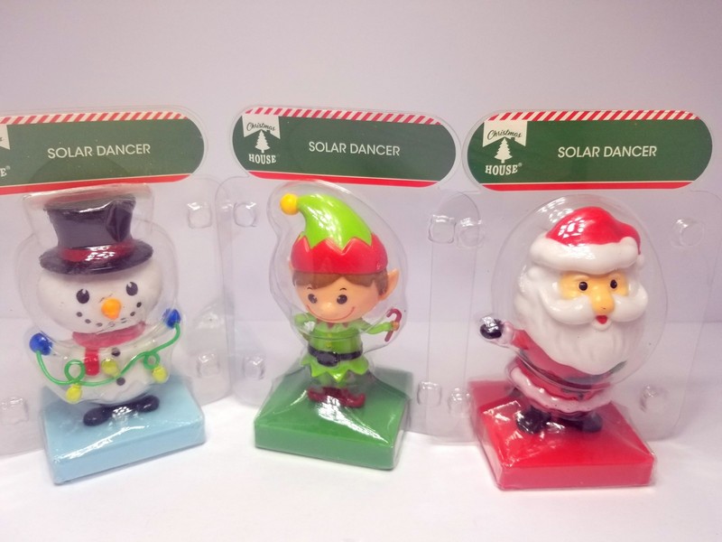 2020 Solar Dancing Christmas Holiday Decoration Fun Novelty Toy Solar Powered gallery