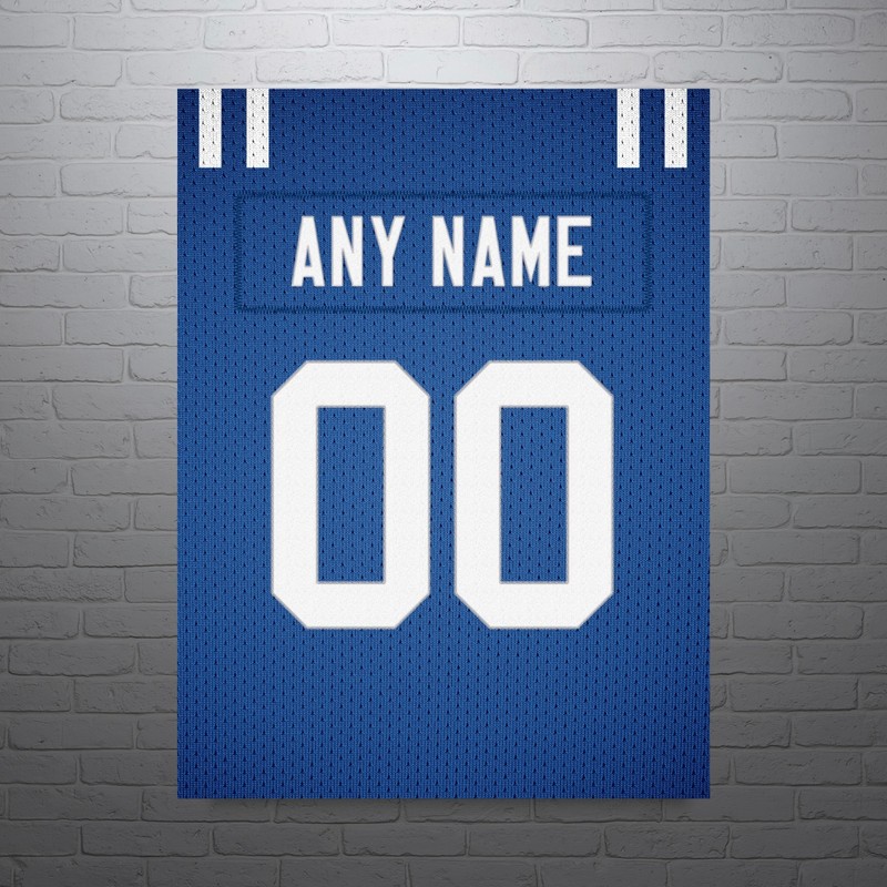 Indianapolis Colts Football Jersey Print – Personalized Any NAME & NUMBER