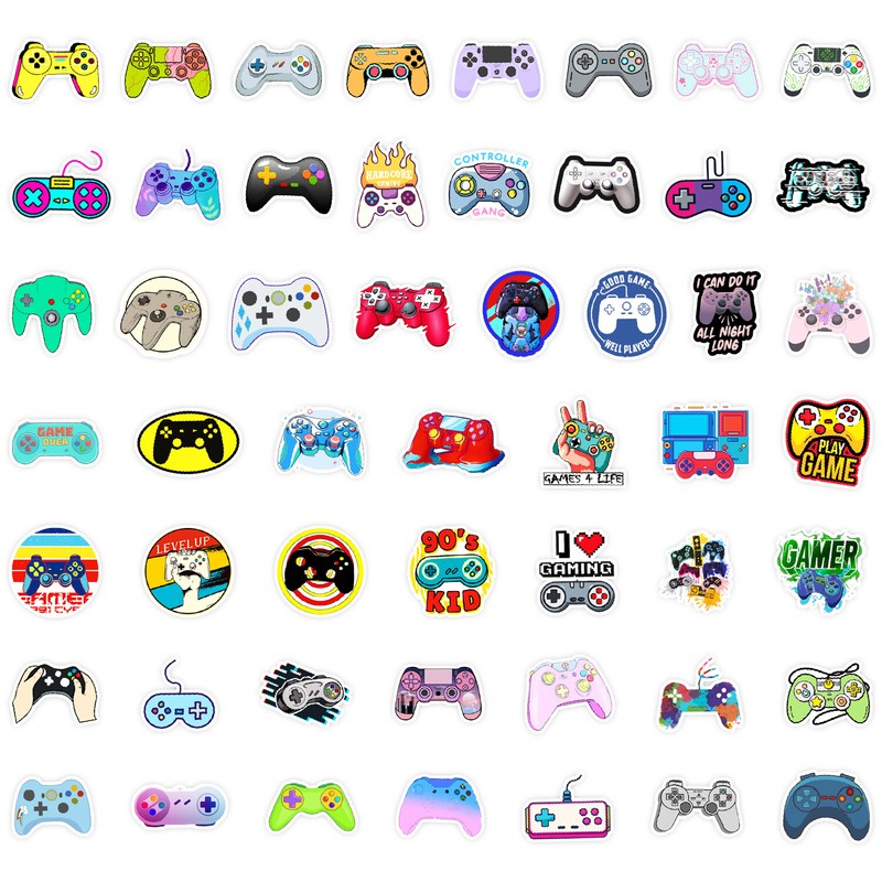 50Pcs Stickers Nintendo Xbox PS5 Video Game Controllers Luggage Laptop Car Vinyl gallery