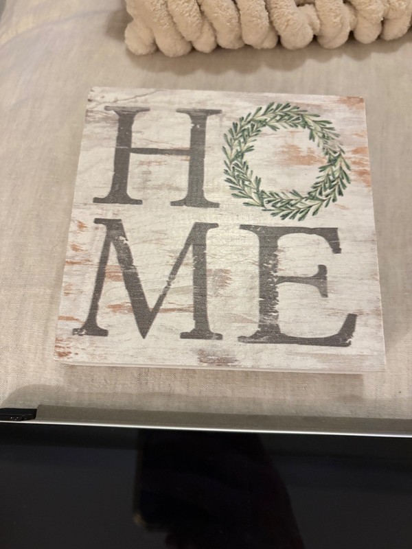 THE SPRING SHOP 5.5”x 5.5” Farmhouse Home Wood Hanging Wall Décor