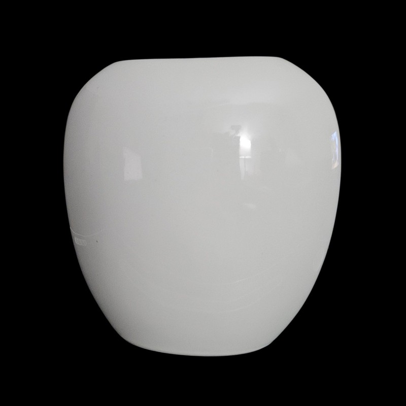 Vintage Porcelain Floral Bud Vase White Pink Blue Flower Modernist Decor gallery