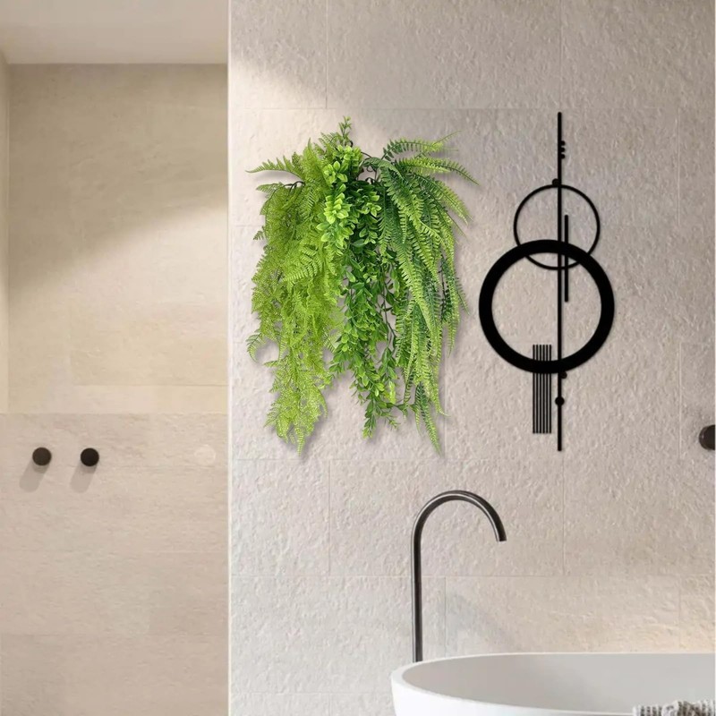 Artificial Plant, 3pcs Set imitating Green wall Hanging, UV Resistant False F... gallery