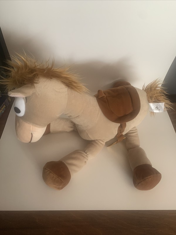 Disneys Pixar TOY STORY PLUSH OF WOODYS HORSE BULLSEYE  15 inch  W/no Sound 