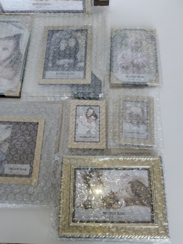 Picture Frames by Sheffield Home Traditional Champagne Set of 10 NEW in Box gallery