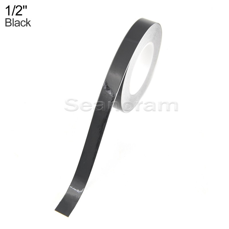 1/2″ 12mm Black DIY Home Shop Bar Pinstriping Pin Stripe Decal Vinyl Sticker