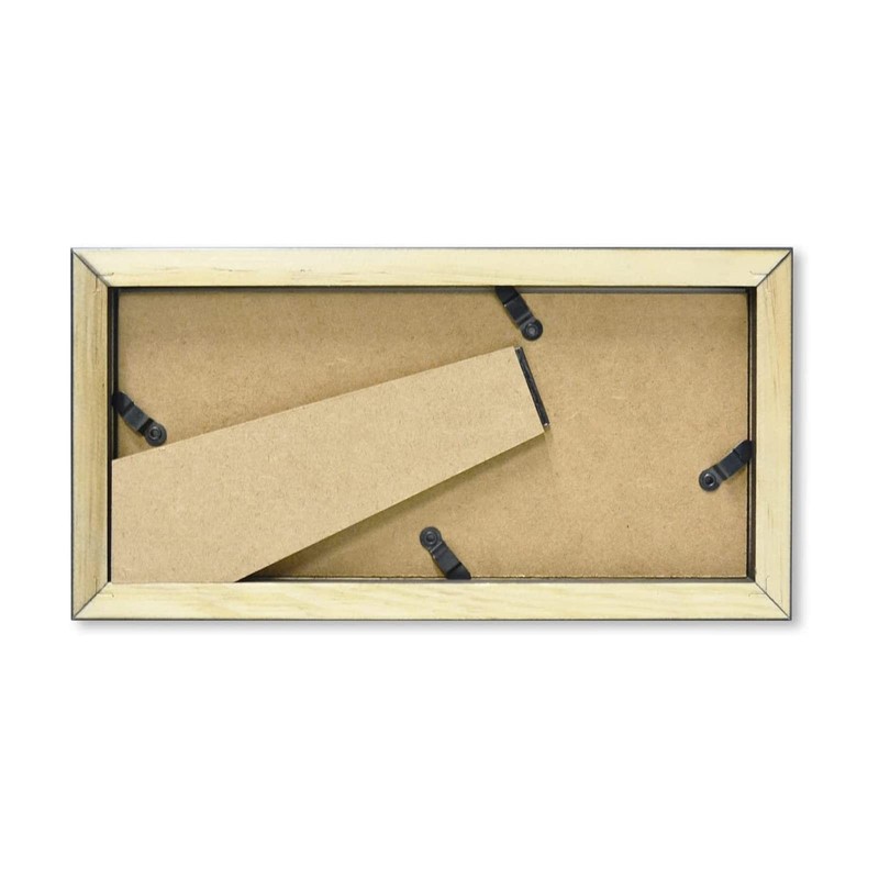 , Wood Frame for 4x9 Business License Certificate with Real Glass & Table-top... gallery