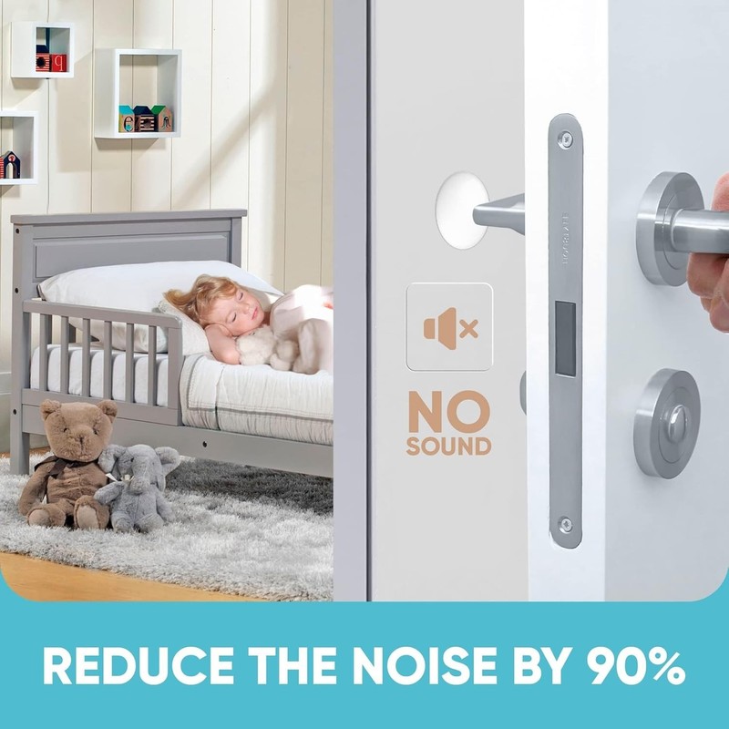 Versatile 7-Piece Door Slam Stoppers - Strong Adhesive & Shock Absorbent Design gallery