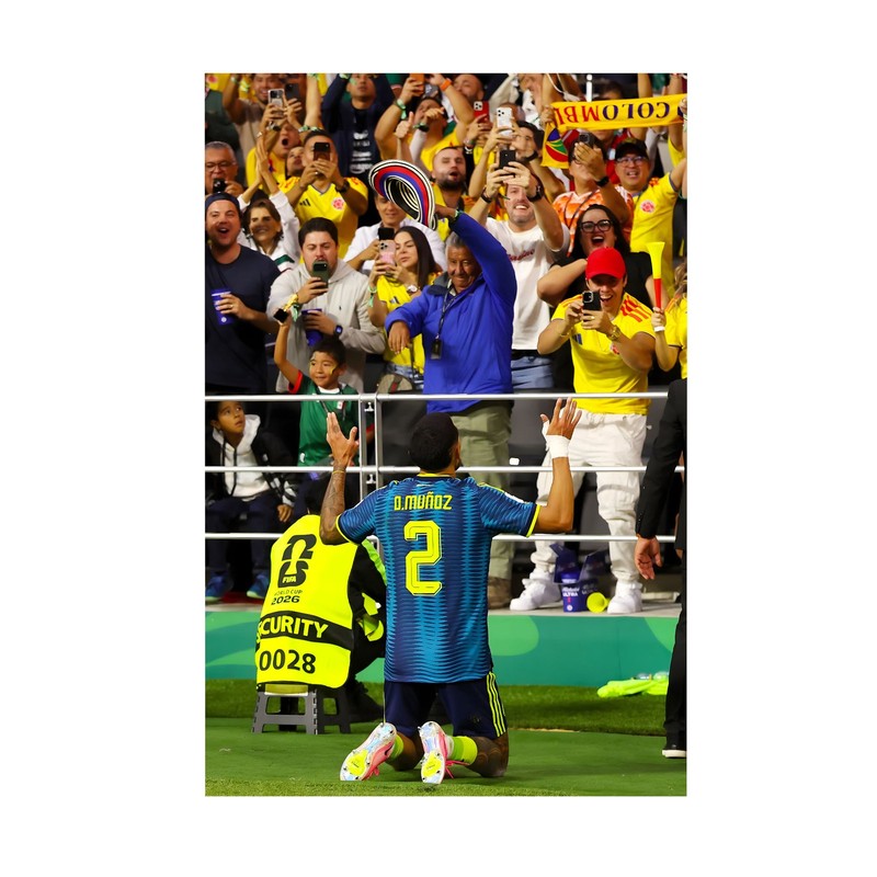 Colombia Soccer Fans Munoz Goal Inspired – World Cup 2026 Sport – POSTER 20″x30″