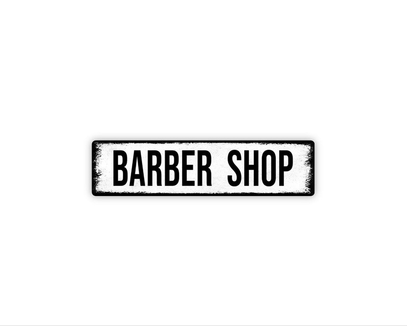 Barber Shop Sign, Vintage Barbershop Wall Decor, Classic Shave Haircut gallery