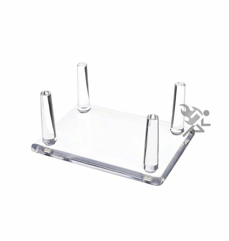 3.4″ Four-Peg Display Stands Holder for Hunting Decoys, Minerals, & Fossils, 2