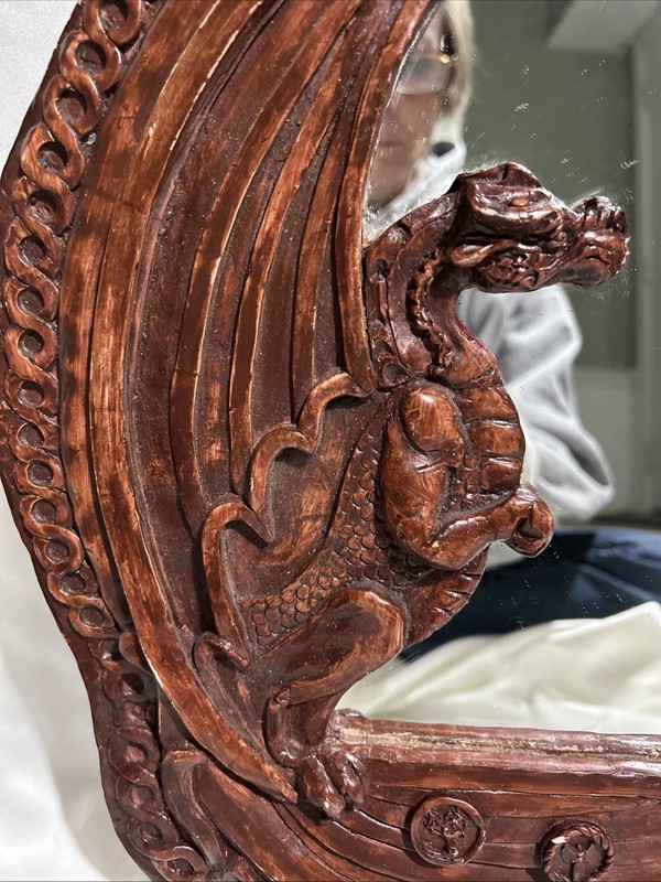 One Of A Kind Handmade Decorative Wall Mirror Made Of Ceramic And Glass gallery