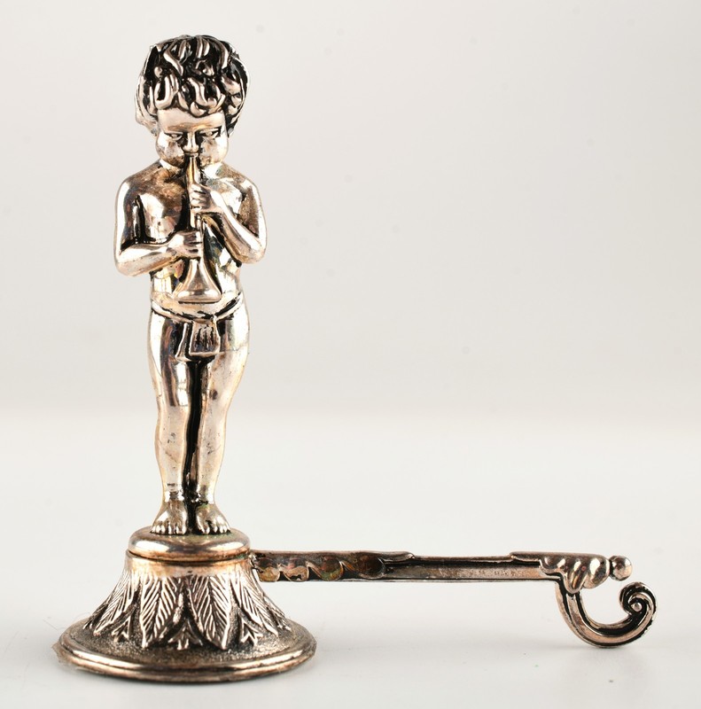 *Lot of 4 Vintage Silver Plated Putto Place Card Holders Cherub Angels Musicians gallery