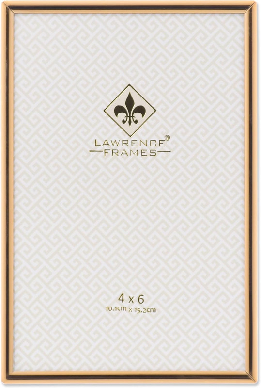 670046 4X6 Simply Gold Metal Picture Frame