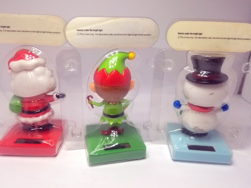 2020 Solar Dancing Christmas Holiday Decoration Fun Novelty Toy Solar Powered gallery