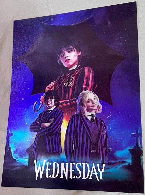 Wednesd-3D Poster 3D Lenticular Flip Effect,3 In One gallery