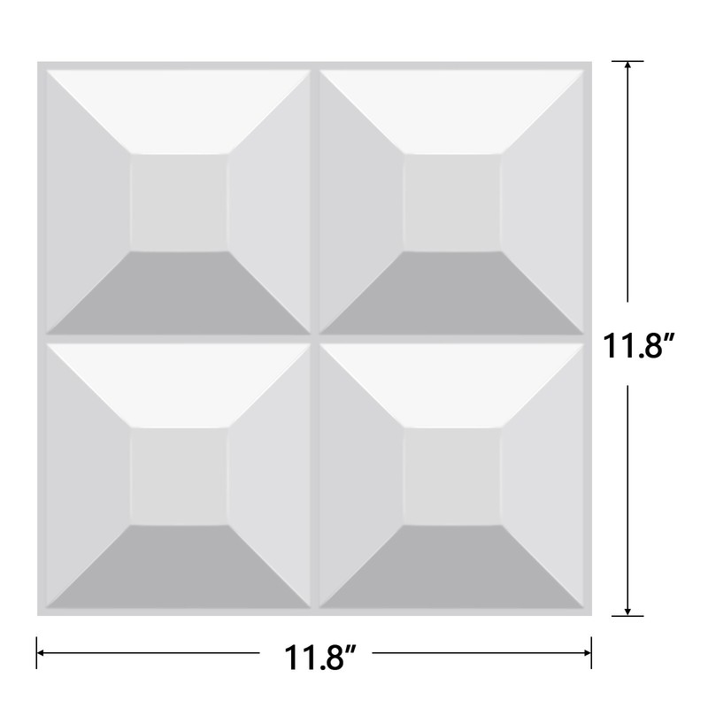 12/24/36Tiles 3D Wall Panels PVC Waterproof White Brick Art Design DIY Wallpaper gallery