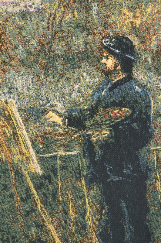 Monet Painting Claude Monet Reproduction Belgian Tapestry Wall Art Hanging (New) gallery