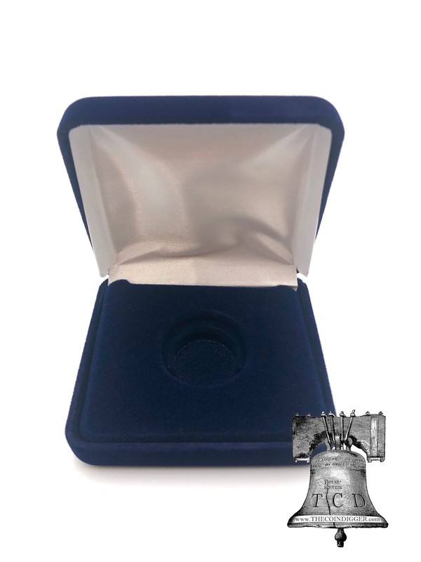 Air-tite Coin Holder Capsule Model A H & 1oz Bar Velvet Display Storage Box Case
