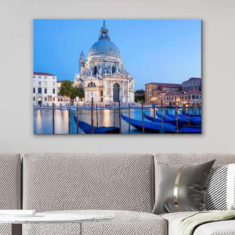 Wall26 Canvas Wall Art Roman Catholic Santa Maria Salute Venice Italy Citiscape