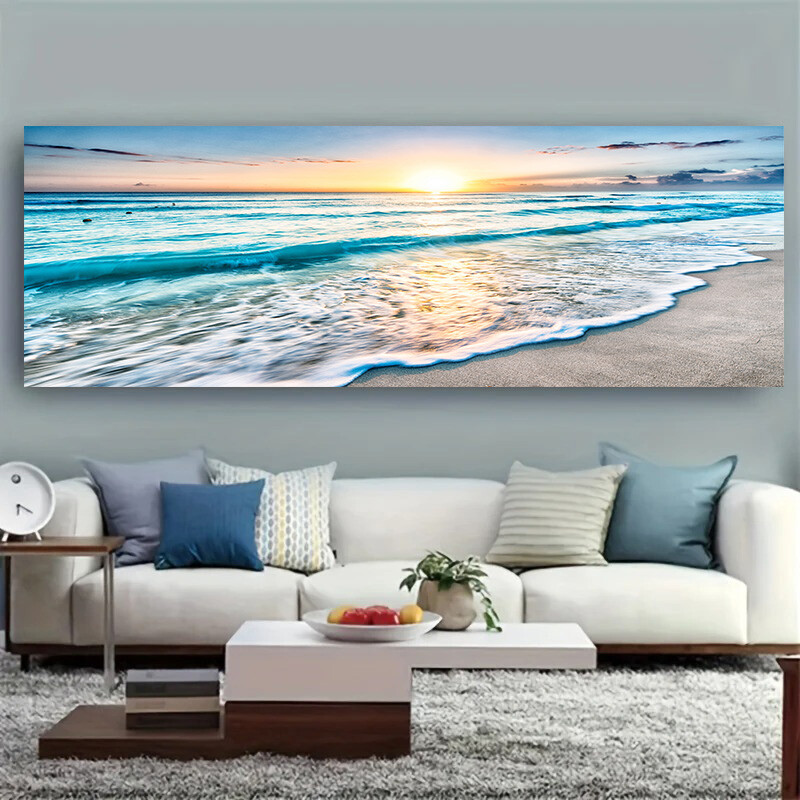 Sea Beach Landscape Posters Prints Canvas Painting Canvas Wall Art Wall Pictures