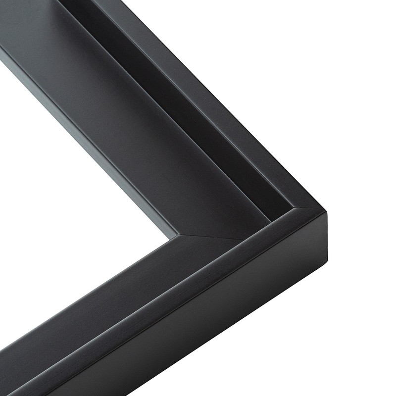 14×18 Canvas Frame Black Solid Wood Floater Frame Width 1.5 Inches | Interior Fr