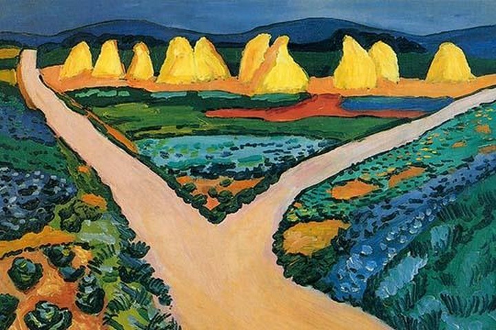 Vegetable Fields August Macke Poster Print