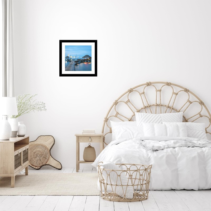 JCJMY 10x10 Picture Frame With Mat, Display 8x8 With Mat or 10x10 Without, Wo... gallery