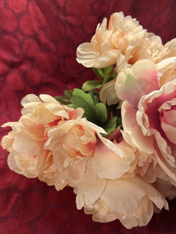 Silk Peony Artificial Fake Flowers Bunch Bouquet Home Wedding Party Decor - 9455 gallery