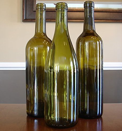 Empty Wine Bottles Without Labels – (1 Bottle Each), Wine Bottle Decorations